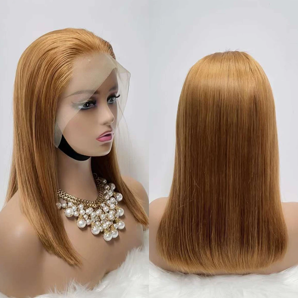 

30 Color Straight Lace Front Wig 13x4 Bob Wig Human Hair Wig With Baby Hair Short Bob Wig For Black Women