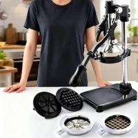 Presse-agrumes manuelle en fonte SAEIV pour usage commercial, panneaux de pressage robustes pour un jus d'orange frais 5