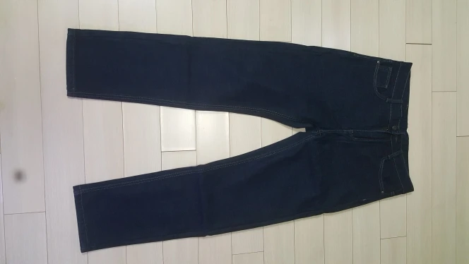 2022 Winter Men Black Blue Straight Stretch Denim Thick Velvet Pants Warm Jeans Casual Fleece Line Trousers Male Plus Size photo review