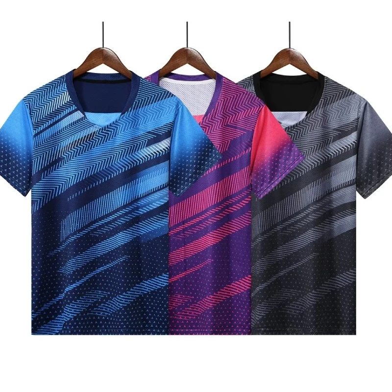 

Custom Tennis Shirts Men Women Child Table Tennis Shirts Uniforms Boys Badminton T-shirt Ping Pong Team Game T shirt