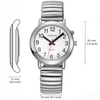 English Talking Watch Clock Watch for Blind Elderly Visually Impaired People 2