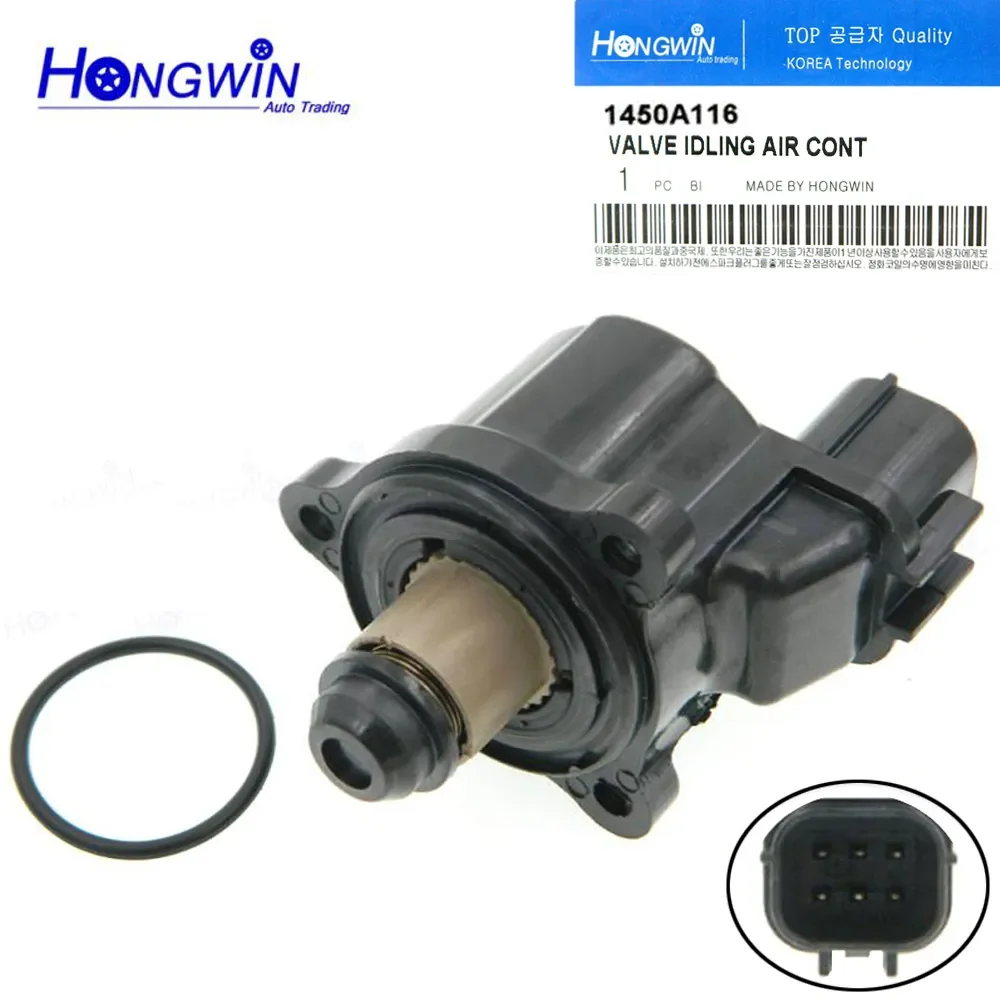 Air Control Valve IACV MD628174 MD613992 MD619857 1450A116 with Gasket O-Ring for Mitsubishi Lancer Chrysler Dodge Eclipse
