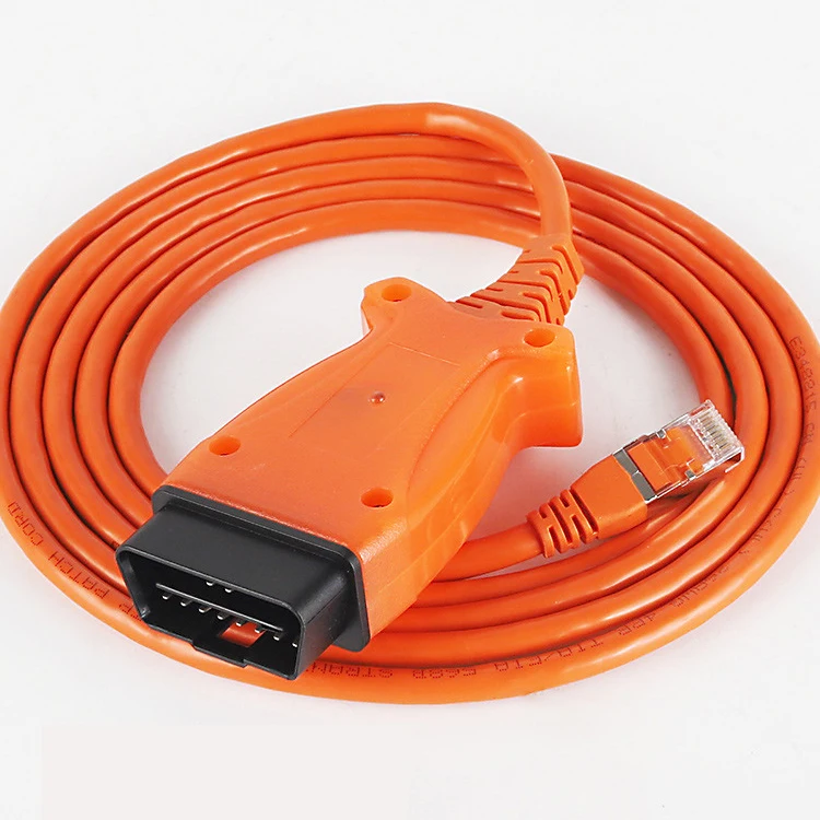 Câble ENET Ethernet RJ45 vers OBD OBDII b w m e sys câble