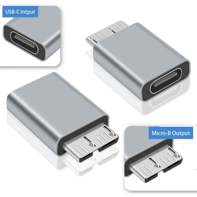 Adaptateur USB Micro B vers USB C