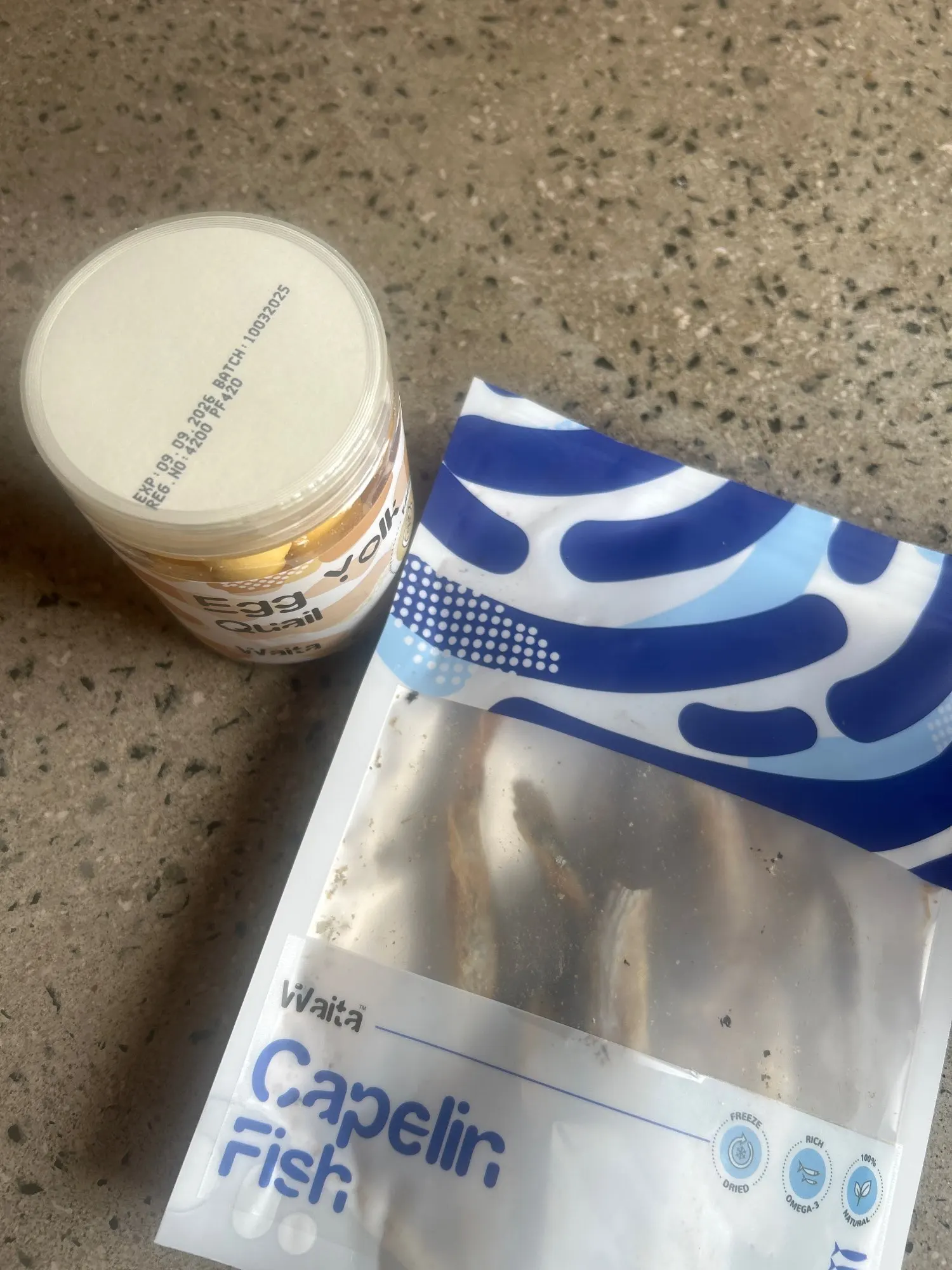 Waita Freeze Dried Quail Egg Yolk 70g Premium Pet Treats Cat Dog High Protein Nutrient Dense Skin Coat Rich Vitamins Minerals photo review