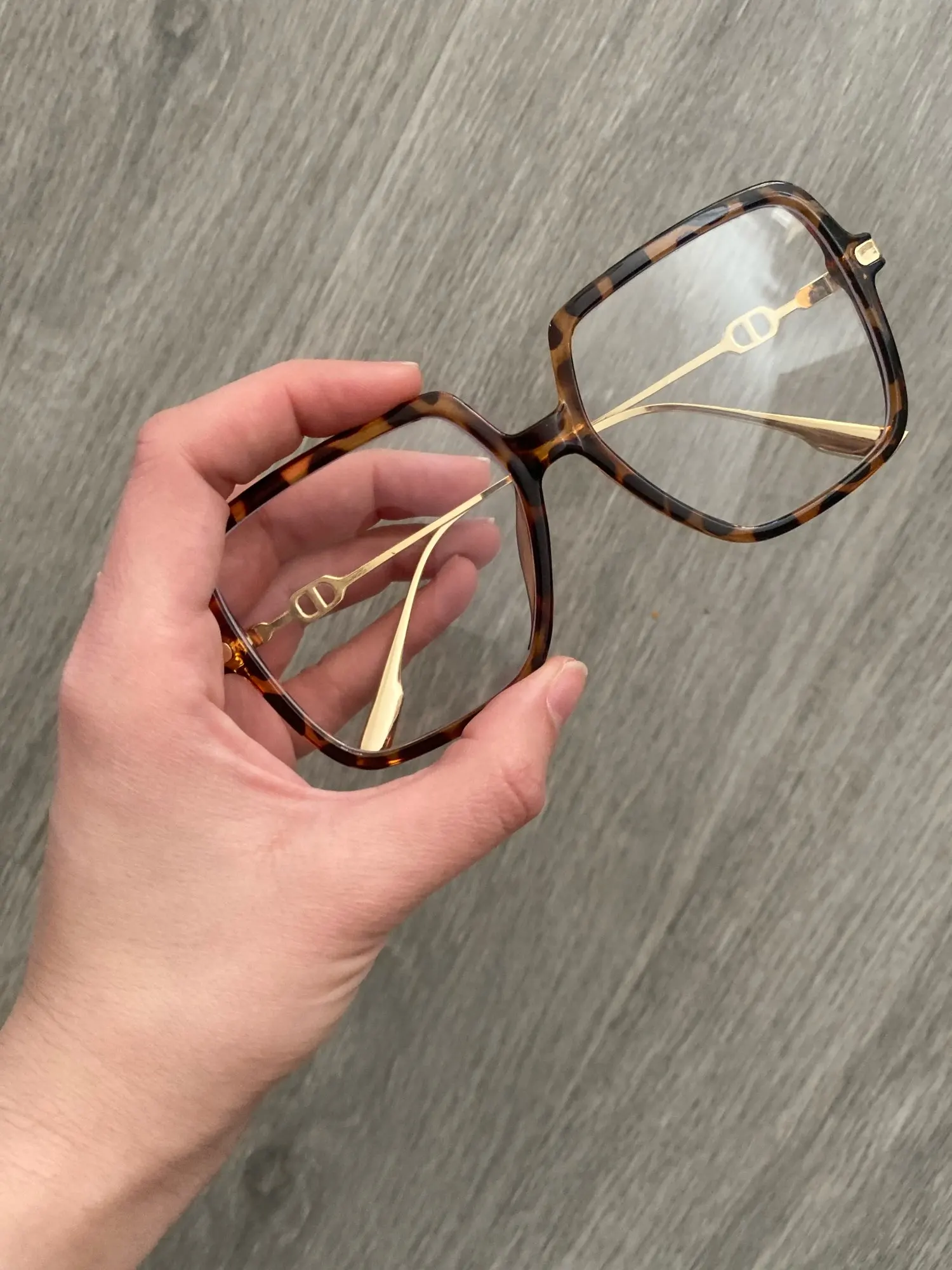 Oversized Square Computer Glasses - Blue Light Blocking Eyewear photo review