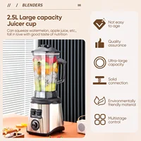 Mélangeur puissant 3 en 1, disjoncteur mural en acier inoxydable, presse-agrumes de cuisine multifonctionnel, mélangeur de glace, Machine à Smoothie pour la cuisine 3