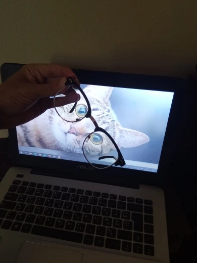 Classic Semi-Rimless Blue Light Blocking & Gaming Glasses photo review