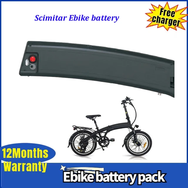Scimitar 36V 10.5ah Electric Bike Lithium Ion Battery with 2A