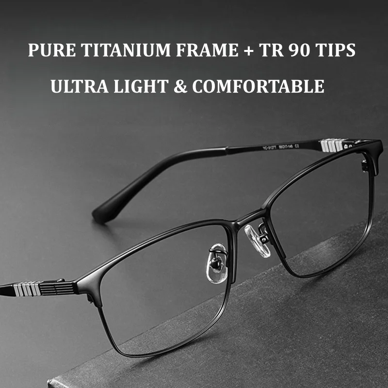 Chashma Unisex Full Rim Polygon Square Titanium TR 90 Eyeglasses 703312 Image 6