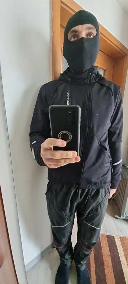 ROCKBROS Winter Cycling Suit Thermal Warm Bike Jackets Pants Sets Women Men Rainproof Windproof Outdoor Bicycle Sports Set photo review