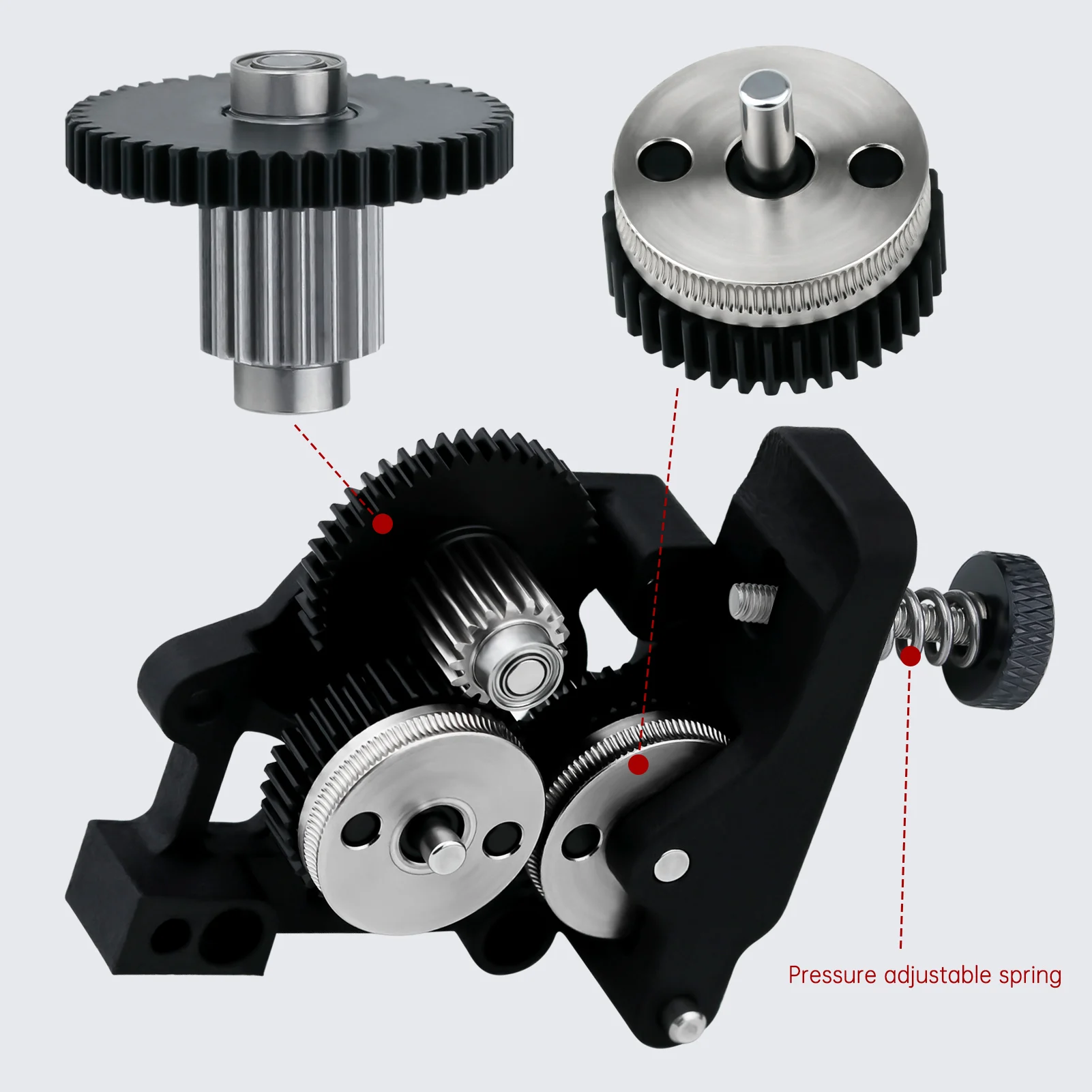 Hgx-lite-extrusora de Aço Endurecido Todo o Metal Compatível com Ender3 Ender5 Cr10 Peças da Impressora 3d - Imagem 6