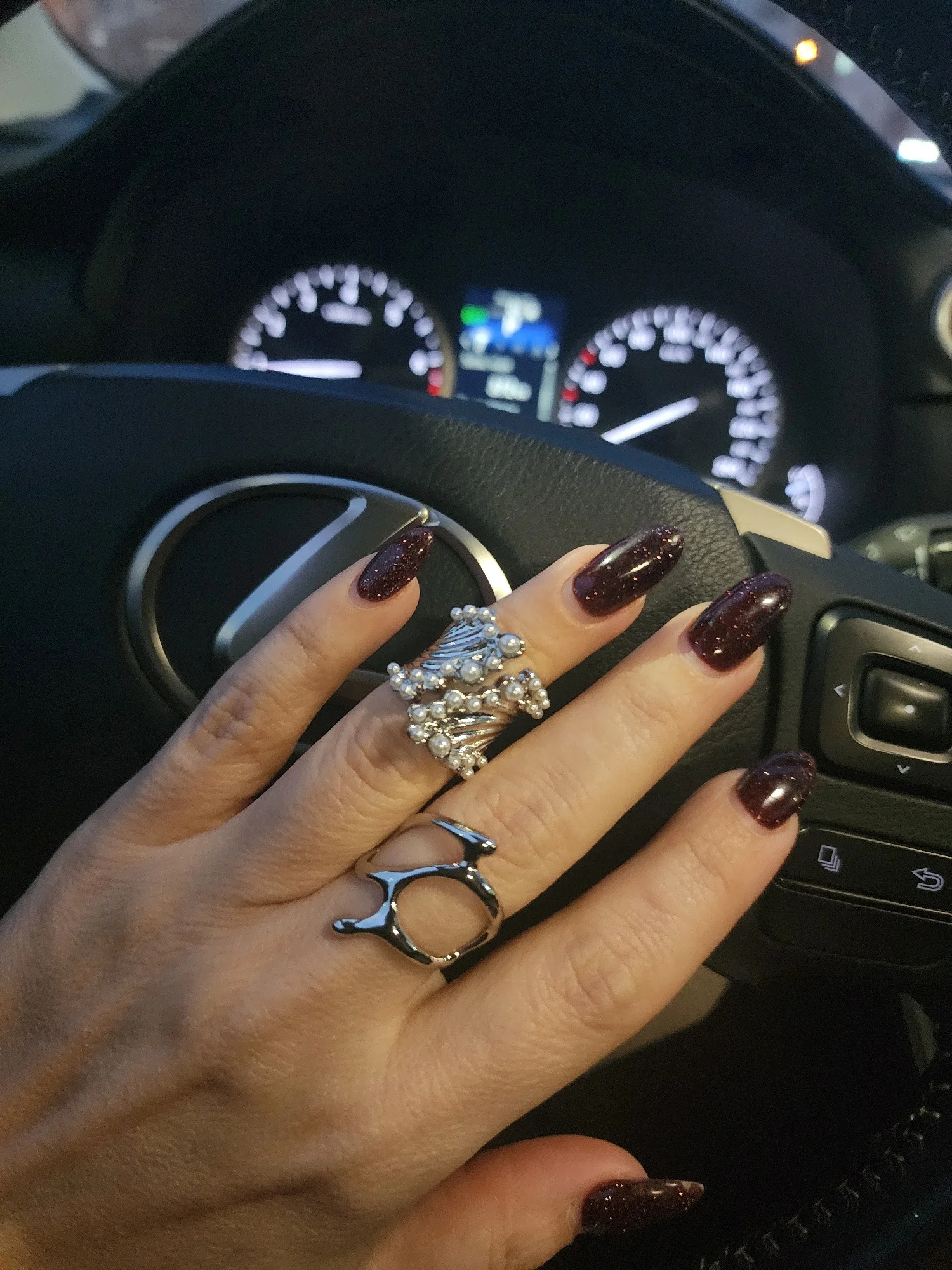 Adjustable Colorful Drip Glaze Ring photo review