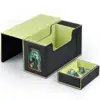 Card Deck Box with Display Window, Fits 200 Double-Sleeved Cards with Dice Tray