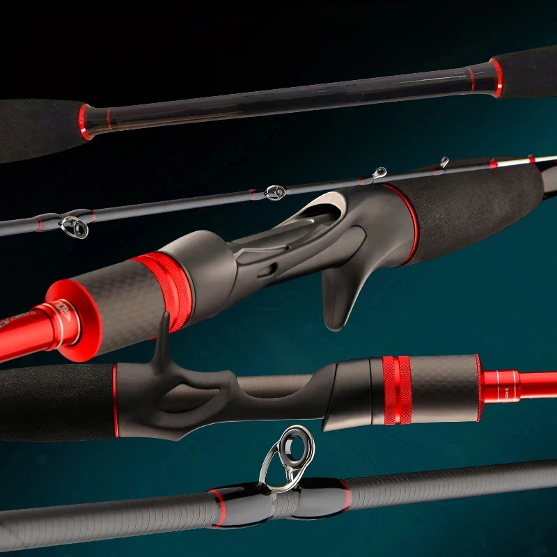 ペスカットフィッシングロッド、saltwater Cutlefishイカトコタコウェアフットロッド、ドロップショットルアー、カーボンキャスティング、4種類、2個 ペスカットフィッシングロッド、saltwater Cutlefishイカトコタコ