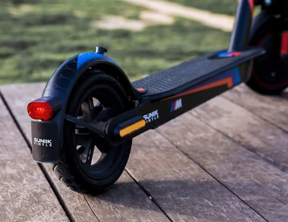 Preto bmw desempenho vinil para xiaomi m365 pro 1s pro 2 lite scooter 3