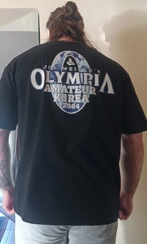 Mr Olympia Amateur Korea T-Shirt - Oversized