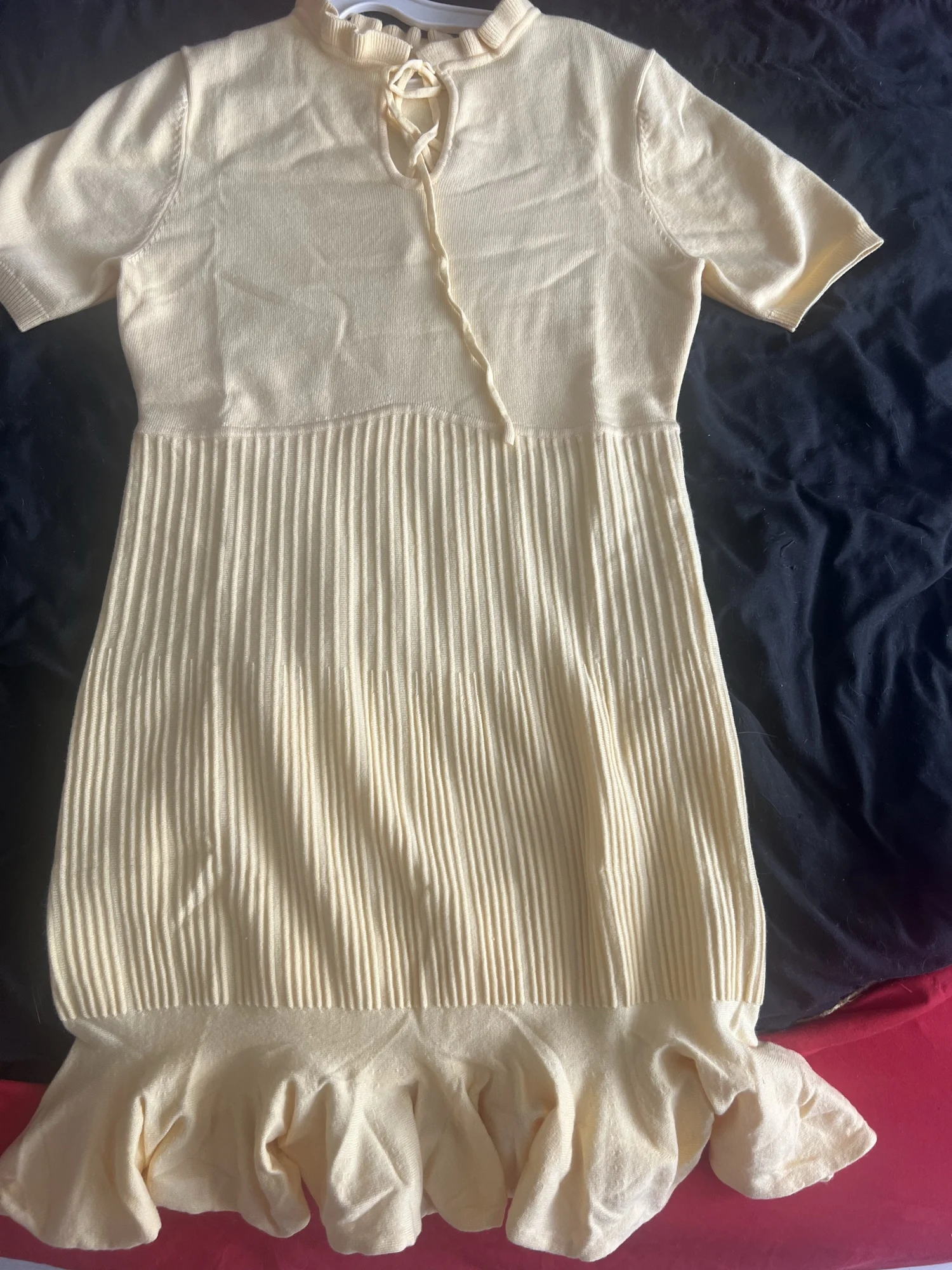 Elegant Ruffle Mini Dress for Effortless Summer Style photo review