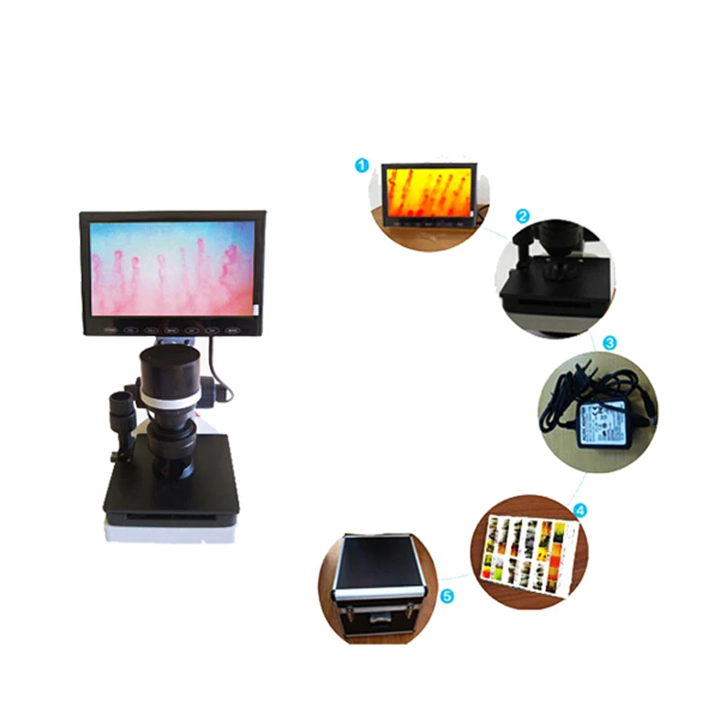 Professional Nailfold Capillary Microcirculation Microscope Test Machine