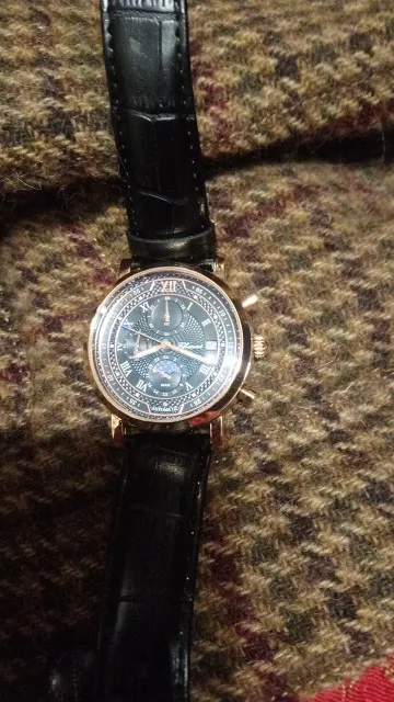 Chenxi 976 Men's Leather Chronograph Quartz Watch - Luminous photo review