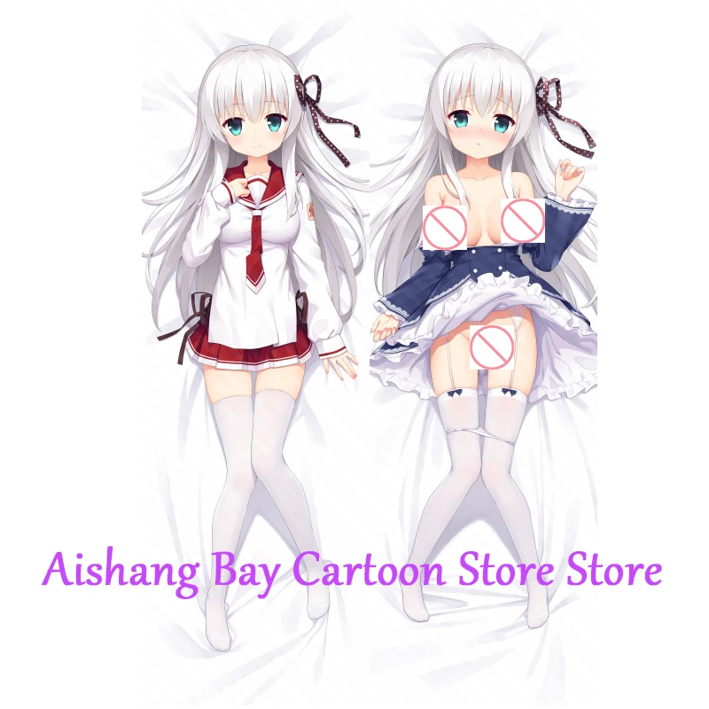 

Подушка Аниме Подушка «Dakimakura» Aria the Scarlet Ammo 2-сторонняя наволочка с принтом обнимающая наволочка Otaku Waifu