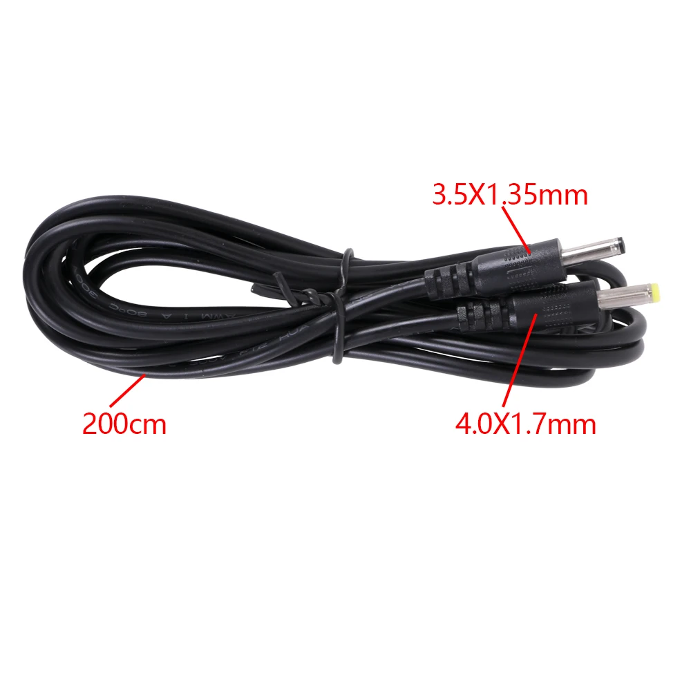 4.0x1.7 Extern Lengthened AV Cable for Hunting Trail Camera 5.0 3.5 Type C USB Cable Long Connector Solar Panel Power Cables
