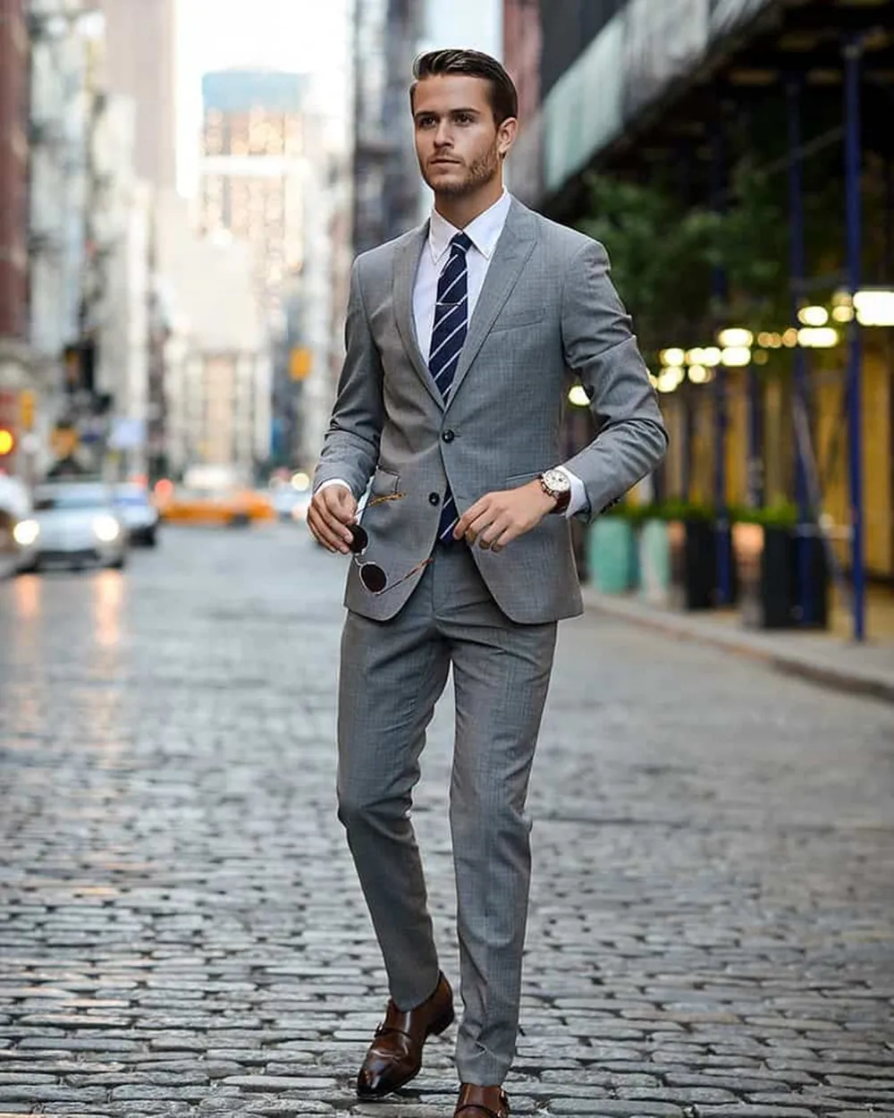 Grey Suit Casual 2024