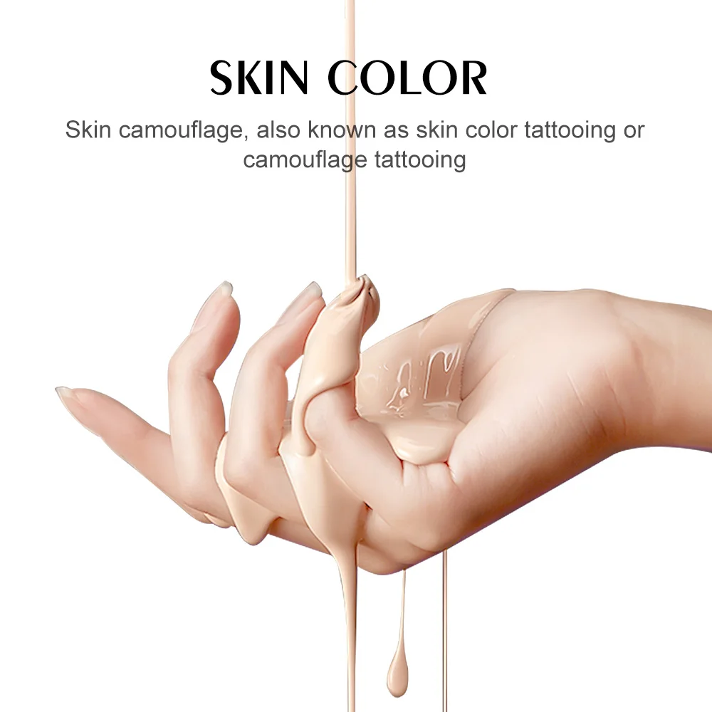 YD Skin Camouflage Pigment 10ml Tattoo Ink Permanent Makeup Color Correct Ink Stretch Mark Skin Pigment Restoration Beauty Art