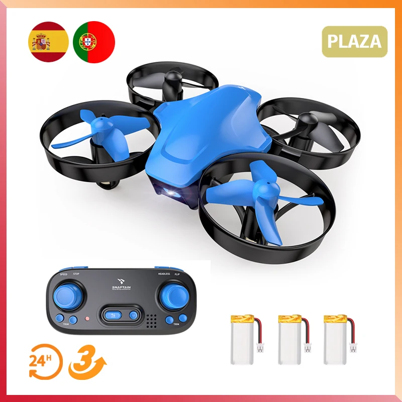Mini Drone Facile Da Volare Sp350-Mini Drone Portatile Circolare Volante 3D Flip Fpv Altitudine Manutenzione Drone Regalo Di Natale Giocattolo Per Bam