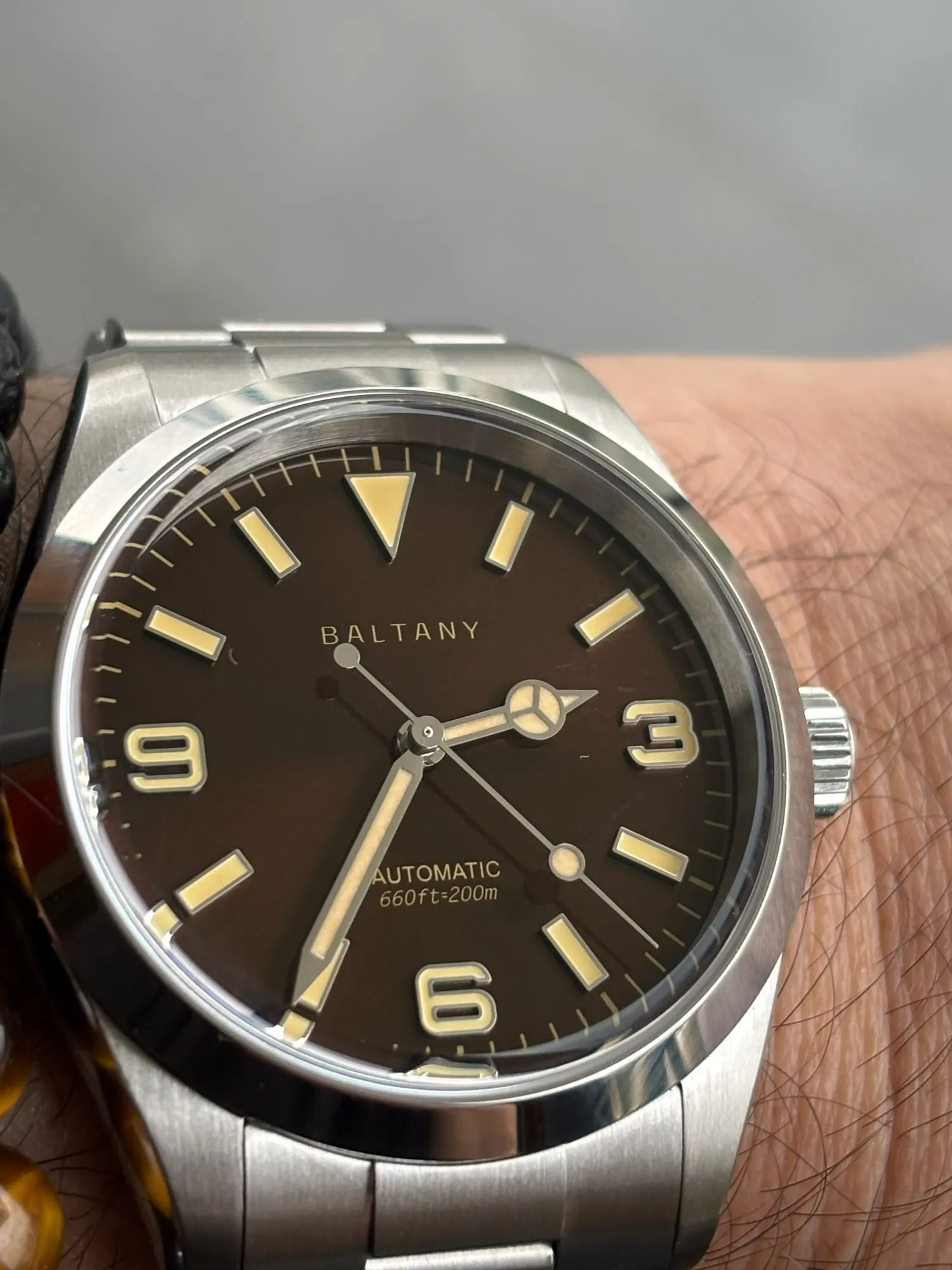 MONTRE AUTOMATIQUE HOMME Vintage Pilote Aviateur Diver, SEIKO Nh35