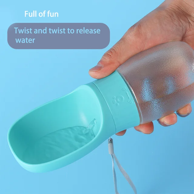 Pet Travel Water Bottle Universal For Cats Dog Food Dispenser Puppy Water Bottle Leak Proof Walking Cup For Outdoor Use Bowl 5