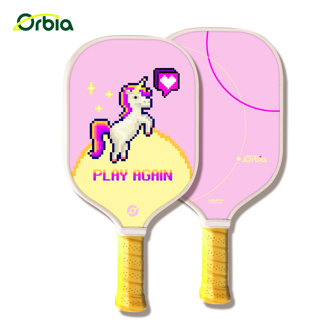 Orbia Sports Kid Pickle Ball Paddle Glass Fiber Pickleball Paddle 13mm PP Core Pickleballs For Kids Out door Play