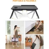Laptop Desk Bed Table Adjustable Foldable Desk Notebook Stand Reading Holder with Cup Holder for Writing/Working on Bed/Couch 3