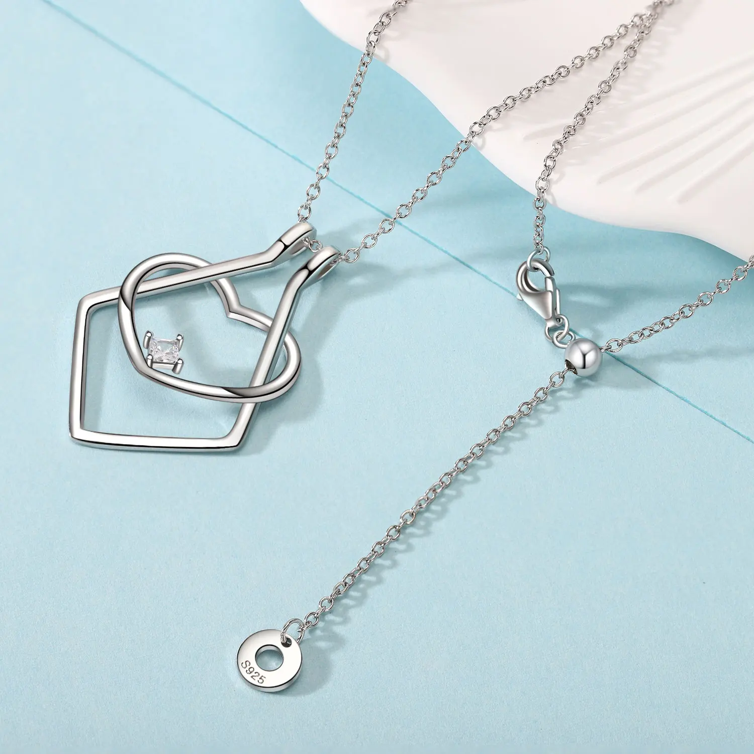 silver magic ring holder necklace ring keeper necklace