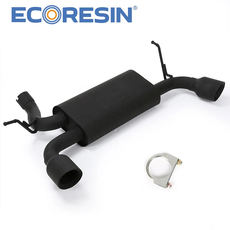 For Wrangler Jeep 2007-JK 4*4 Jeep Exhaust Pipe Muffler System Matte Black Auto Parts Accessories Sahare Rubicon