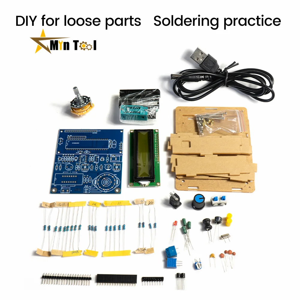 Transistor Tester Kit DIY Welding Circuit Board for Electronic Measurement of Resistance-capacitance Triode Tester Tool 2