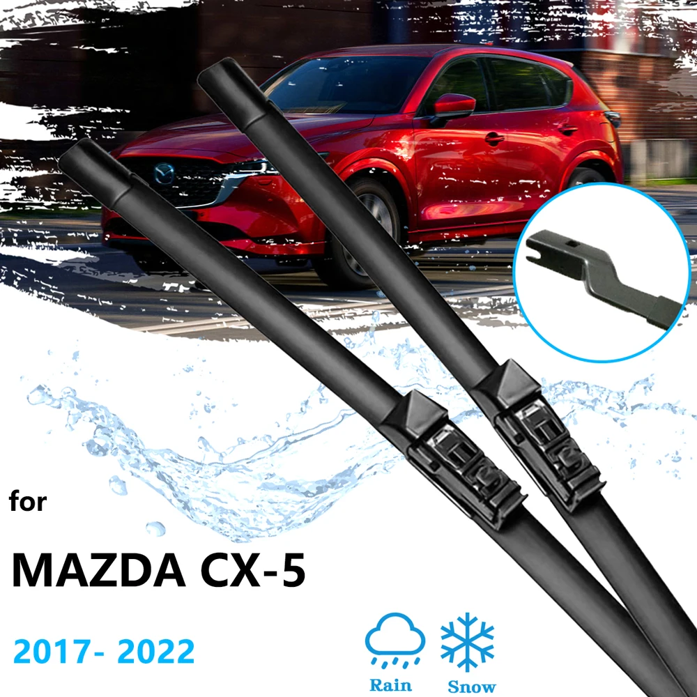 For Mazda Cx5 Cx5 Cx 5 Kf Mk2 2017 2018 2019 2020 2021 2022 Front Rear Window Wiper Set Brushes