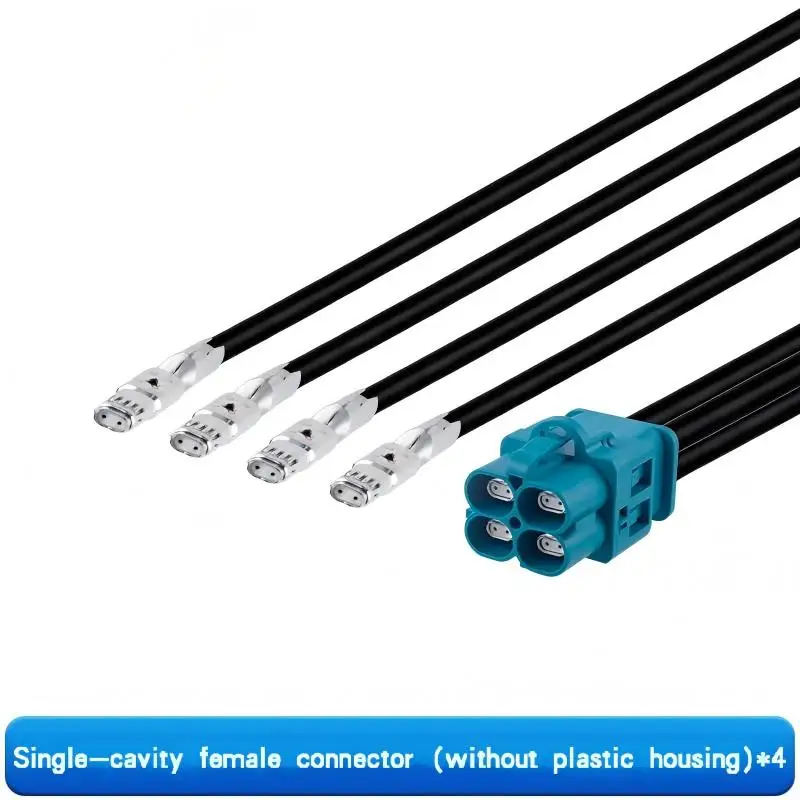 자동차 이더넷 E6K10D H-MTD 쿼드 투 싱글 커넥터 케이블 Ve-NET 2X2 투 1x1 CPA 커넥터 케이블