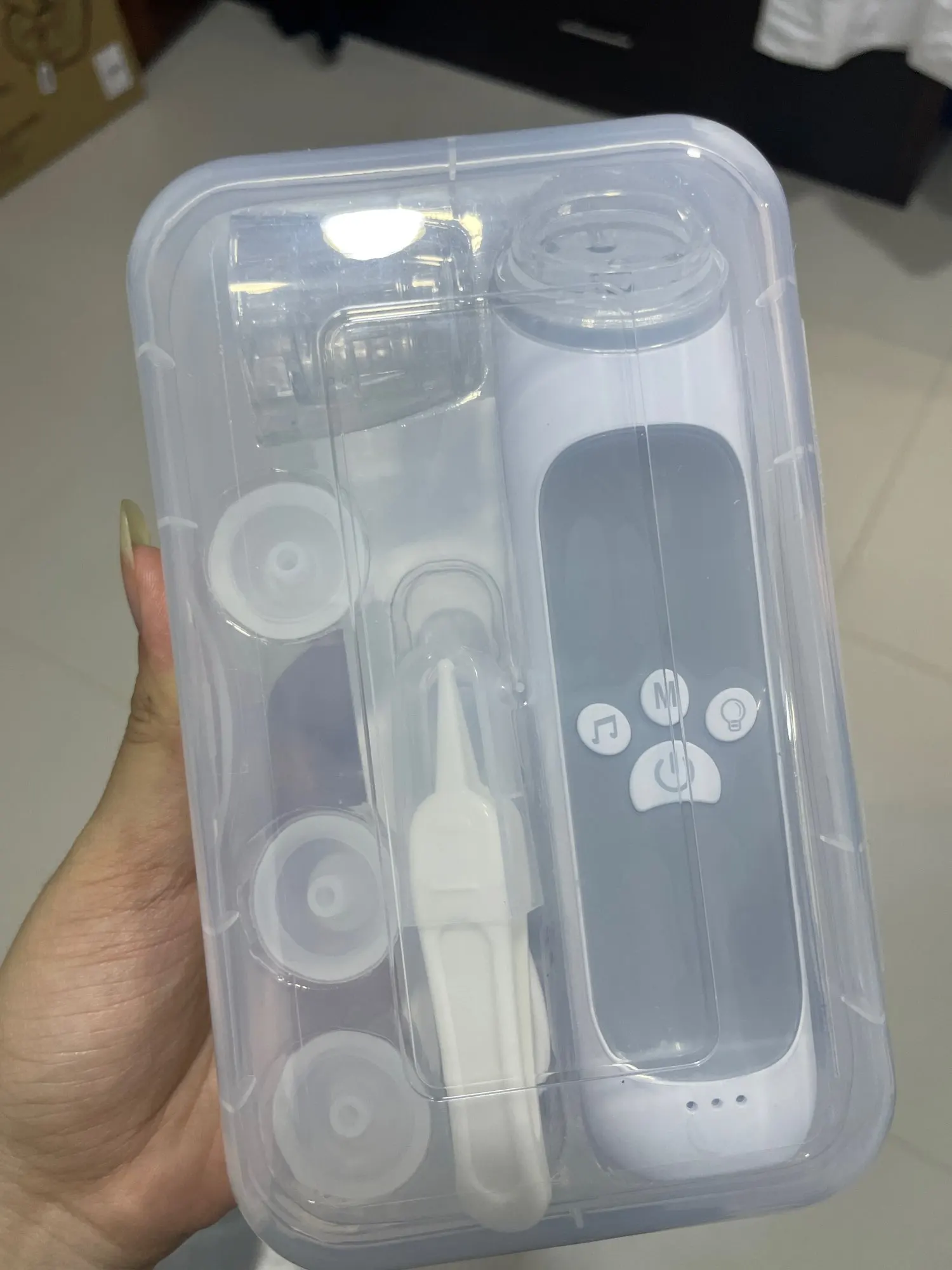 Electric Baby Nasal Aspirator - Gentle Suction with Soothing Music photo review