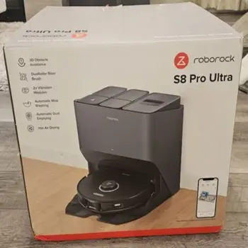 SALES Autentico Robot Aspirapolvere e Lavapavimenti Roborock S8 Max Ultra, con Asciugatura e Lavaggio Automatici del Mop, Svuotamento e Riempimento Automatici