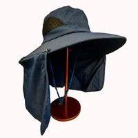 Sun Visor Protection Hat With Neck Flap Waterproof Fishing Cap Breathable For Leisure Hiking Camping Outdoor Gardening Hat  LS-5 1