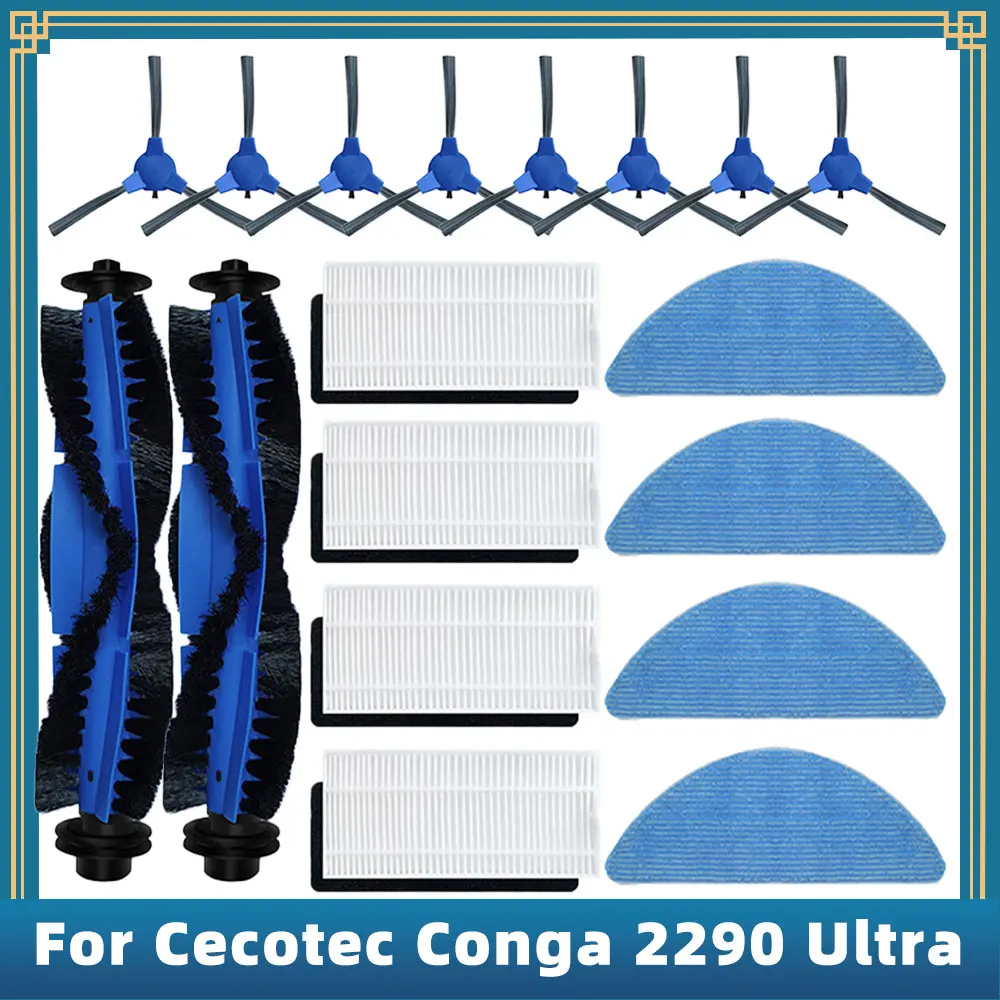 Cecotec Robot Aspirapolvere Conga 2290 Ultra T 2100 Pa, Tecnologia 4 in