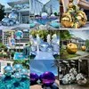 Hot  Inflatable Mirror Ball Large Event Decoration Balloon PVC Disco Balls Shinny Sphere Gazing Globe Mirror Ball  For Party 6