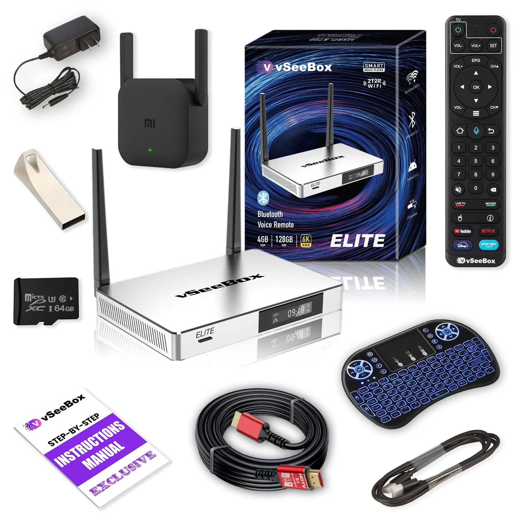 

BRAND NEW ORIGINAL vSEEBOX ELITE BUNDLE,BUY 2 GET 1 FREE.