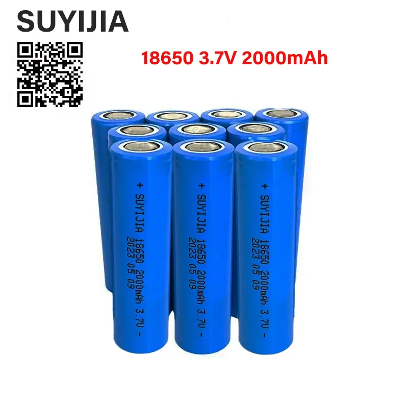 

Original genuine 18650 3.7V 2000mAh rechargeable lithium-ion battery suitable for medical Led flashlight laptop power tools