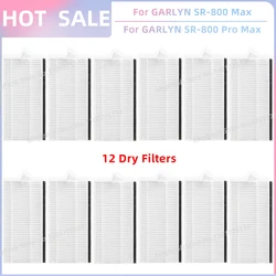 Universal Vacuum Parts Kit: Side Brush, HEPA Filter, Mop Cloth, Dust Bag (12 Dry Filters)