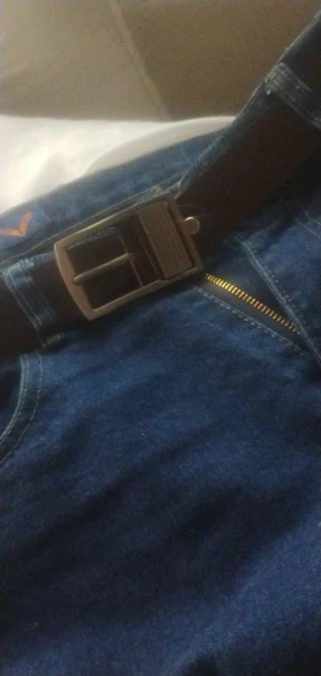 MIDNIGHT SOVEREIGN™ – Black Buckle Genuine Leather Belt photo review