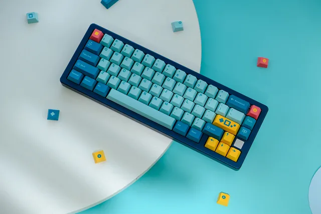 GMKレトロゲームコンソールキーキャップ、PBTキーキャップ、チェリー 