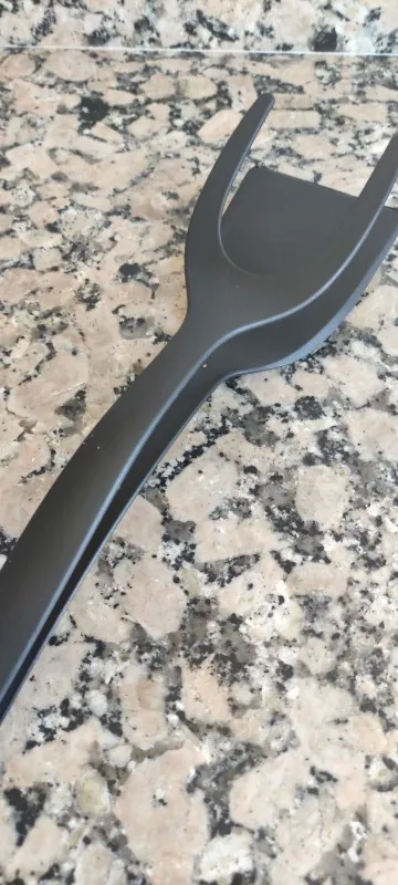 Egg Flipper Spatula 2 in 1 Grip and Flip Spatula Tongs Silicone Egg Flipper Tool photo review