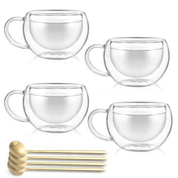 Double-Wall Glass Coffee Mug 1